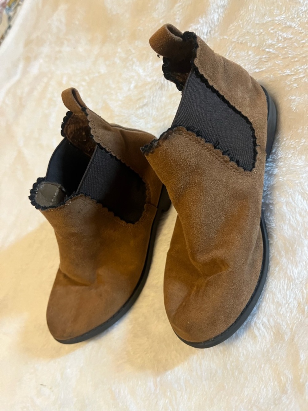 Primary Toddler girls ankle boots in brown size 11